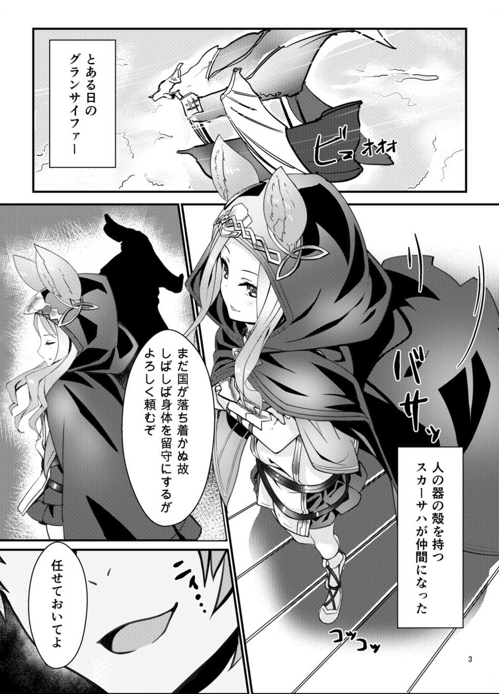 (C93) [Saikawa Youzyo (Nyamal)] Elune Musume-tachi o Sukikatte Choukyou Shichau Hon (Granblue Fantasy) - Page 3