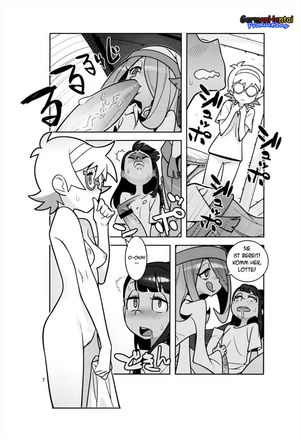 (C84) [Hamanasu Chaya (Hamanasu)] B=Witch! | S=Hex(e) (Little Witch Academia) [German] [GermanHentai Productions] - Page 6