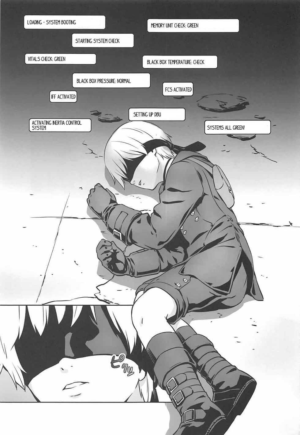 (SC2017 Summer) [Nantara Kantara (Shungiku Tenudon)] YoRHa 2B-iro (NieR:Automata) [English] [PhantomsJoker] - Page 2