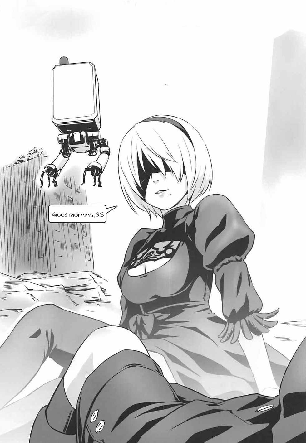 (SC2017 Summer) [Nantara Kantara (Shungiku Tenudon)] YoRHa 2B-iro (NieR:Automata) [English] [PhantomsJoker] - Page 4