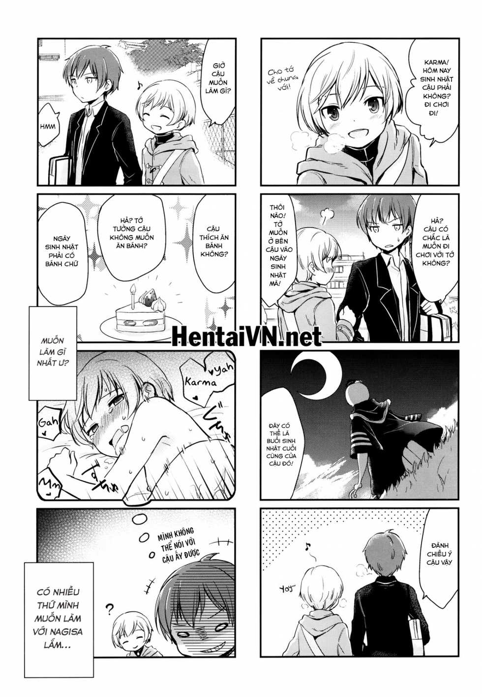 [Sanshoku Dango (Riko)] Happy Merry Christmas Birthday (Ansatsu Kyoushitsu) [Vietnamese Tiếng Việt] [thungvaqhung1] - Page 2