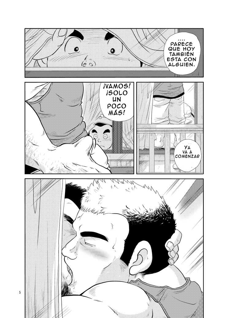 [Boku (Ochita Taiji)] Tonari no Tanako-san | Mi vecino Tanako [Spanish] [El Traductor Amateur] [Digital] - Page 4