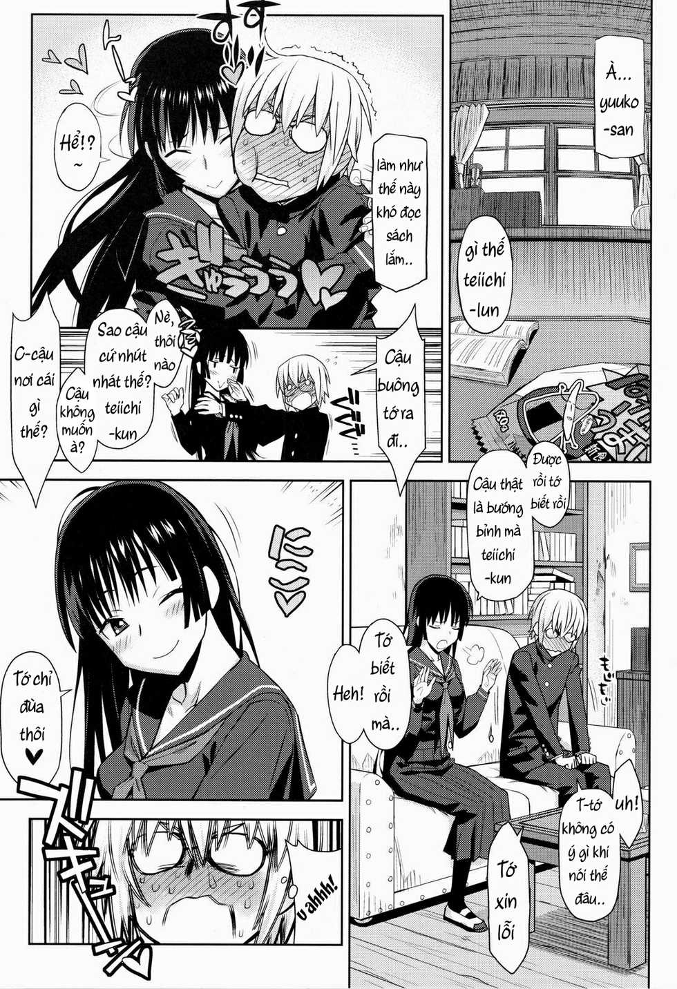 (C82) [Kacchuu Musume (Ouma Bunshichirou)] Utakata Otome (Tasogare Otome x Amnesia) [Vietnamese Tiếng Việt] [Rebelliones] - Page 6