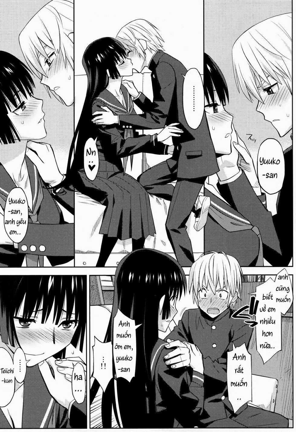 (C82) [Kacchuu Musume (Ouma Bunshichirou)] Utakata Otome (Tasogare Otome x Amnesia) [Vietnamese Tiếng Việt] [Rebelliones] - Page 9