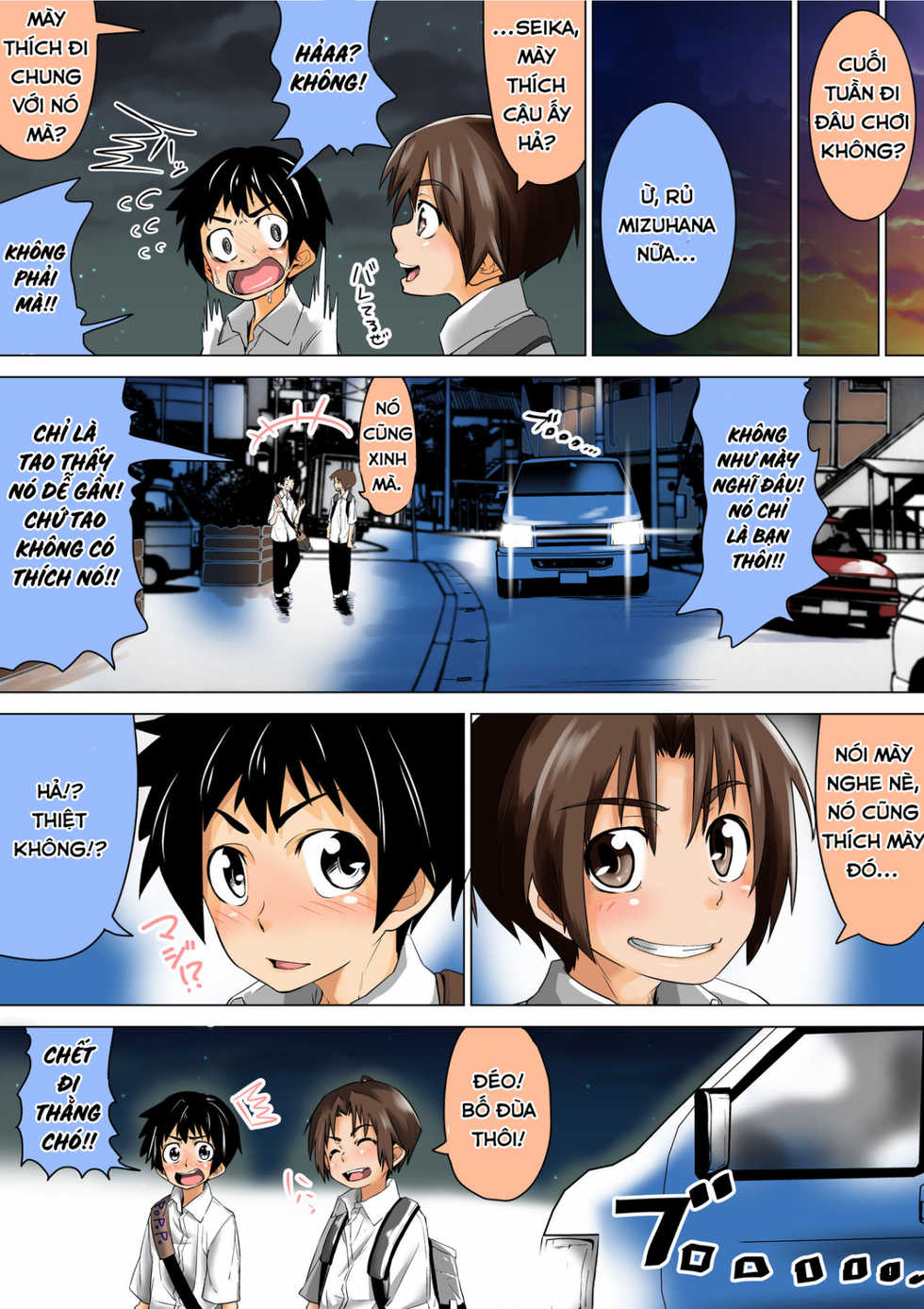 [Tokuni Mirashichi] Doukyuusei de Shinyuu no Joshi wa Kichiku na Yuukaihan [Vietnamese Tiếng Việt] [Bullet Burn Team] - Page 4
