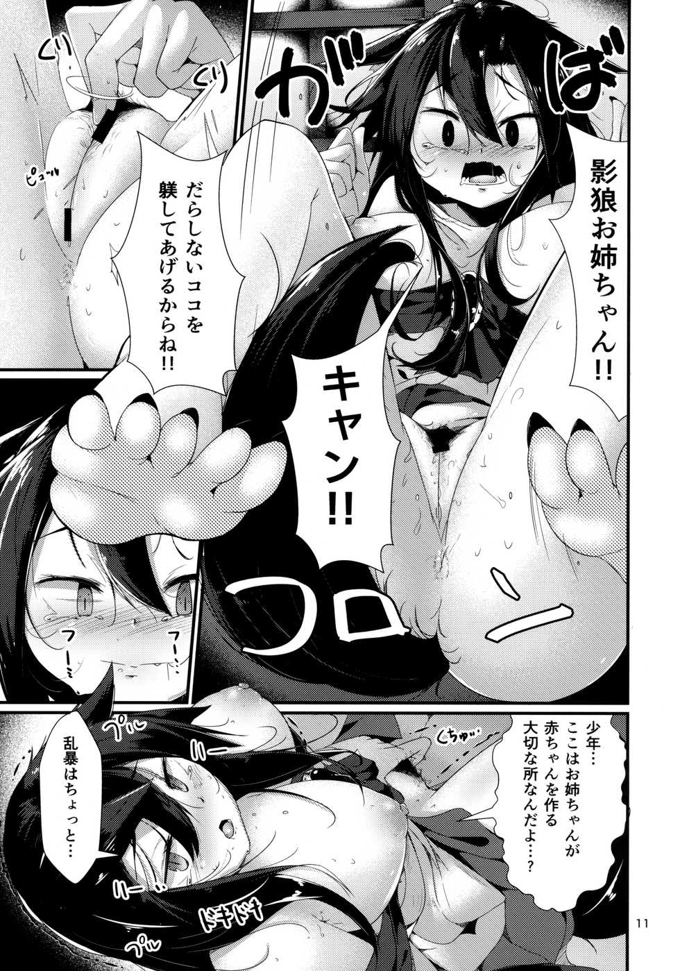 (Kouroumu 13) [Nanika no Heya (Hira)] Inu no Onee-chan-tachi no Hatsujou "Shitsuke" (Touhou Project) - Page 10