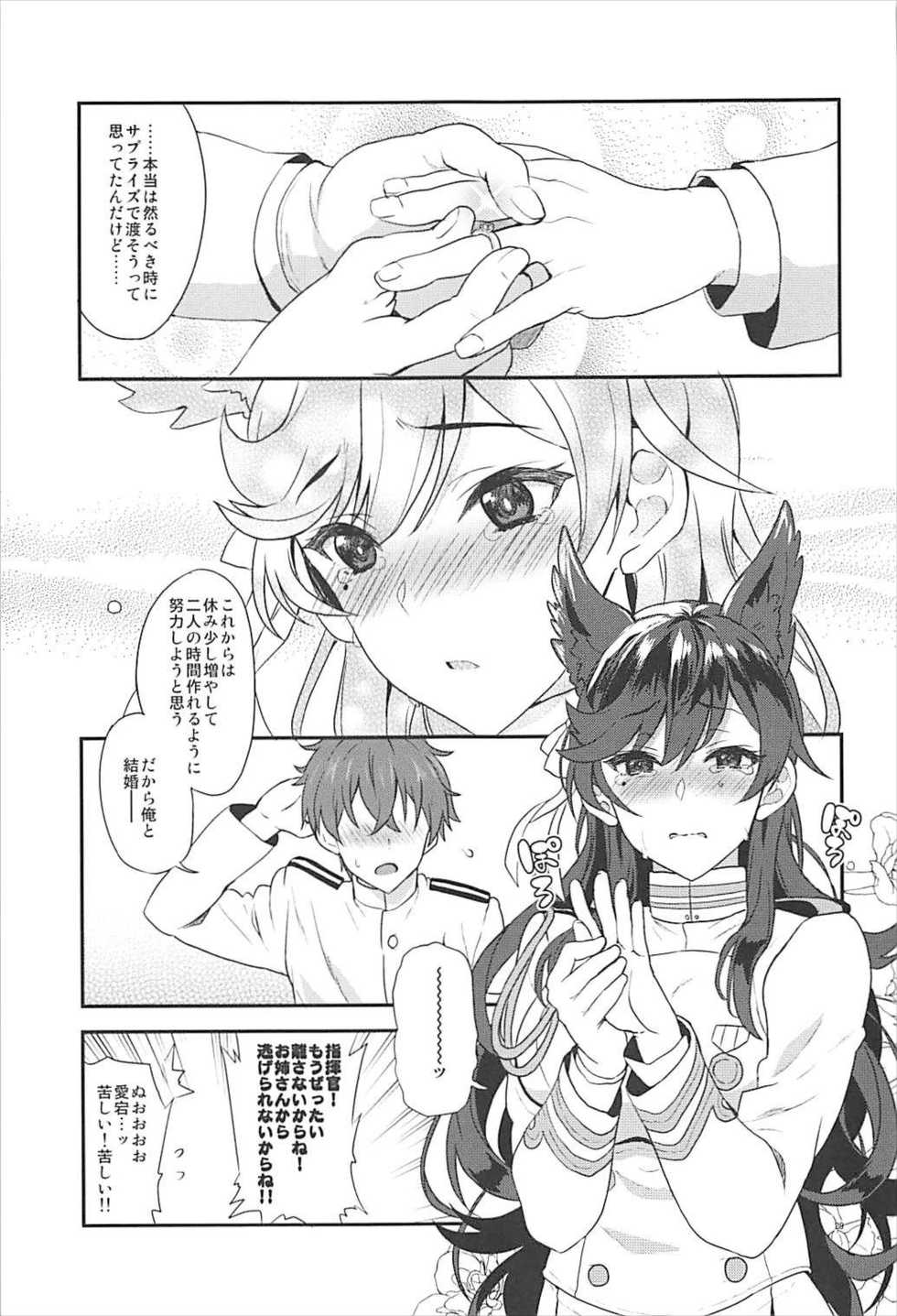 (C93) [INFINITY DRIVE (Kyougoku Shin)] Atago Sugar Sweet (Azur Lane) - Page 28