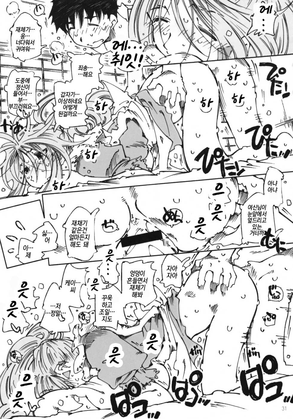 (C74) [RPG COMPANY 2 (Toumi Haruka)] Candy Bell 6 - Pure Mint Candy 2 "SPOILED" (Ah! My Goddess) [Korean] - Page 30