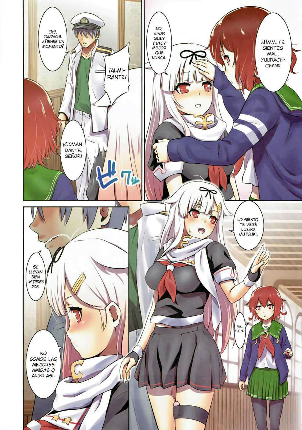 (COMIC1☆10) [Nantara Kantara (Shungiku Tenudon)] Iyaiya Poi (Kantai Collection -KanColle-) [Spanish] [Amblyopia] - Page 3