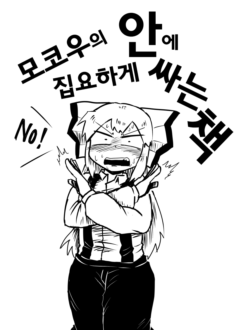 [Nice Tack] Nakaide Hon | 모코우의 안에 집요하게 싸는 책 (Touhou Project) [Korean] - Page 1