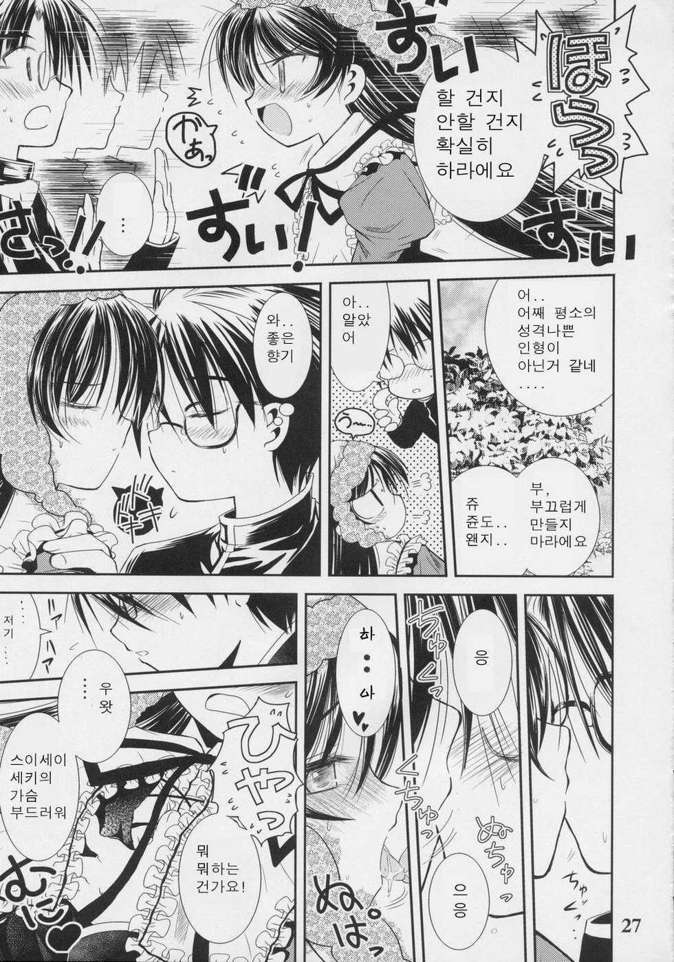 (C70) [Quarter View (Jin’nojyou, Kuroboshi Kouhaku)] A solitude nocturne (Rozen Maiden) [Korean] - Page 26