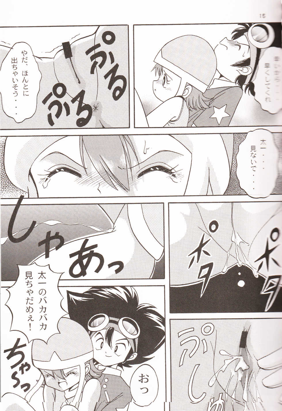 (C58) [Studio TAMO (Daikyojin)] Sora Mimi Hour (Digimon Adventure) - Page 14