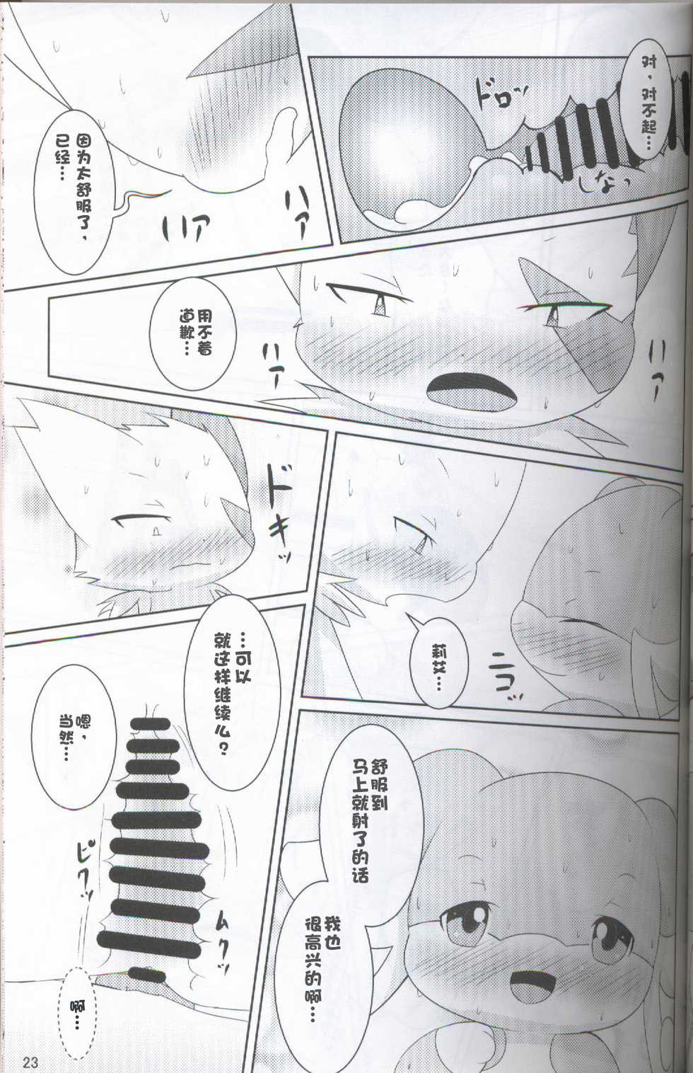 (Kansai! Kemoket 5) [Beart (Ashitani Yukihisa)] HEARING (Pokémon Black and White) [Chinese] [虾皮汉化组] - Page 21