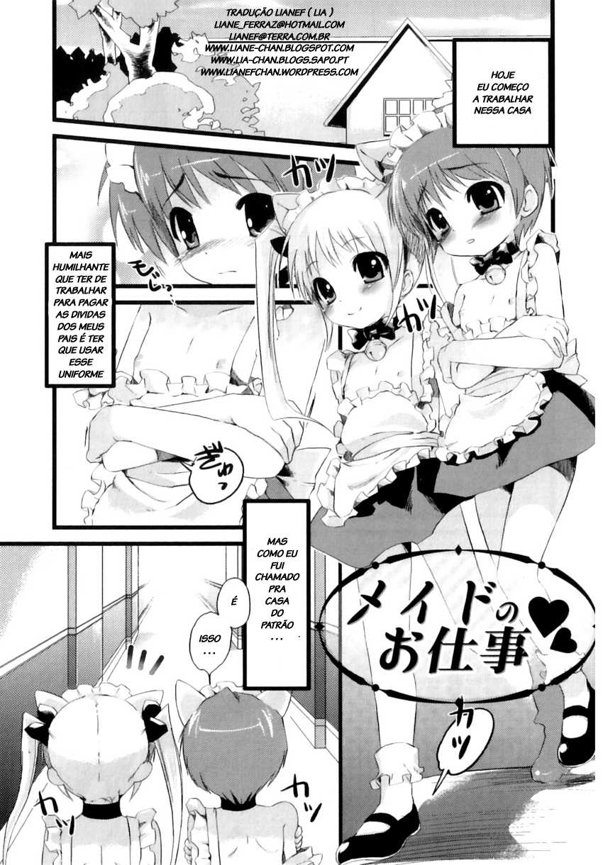 [NemuNemu] Maid no Oshigoto | The Job of a Maid (Otokonoko-Tic) [Portuguese-BR] [LIANEF] - Page 1