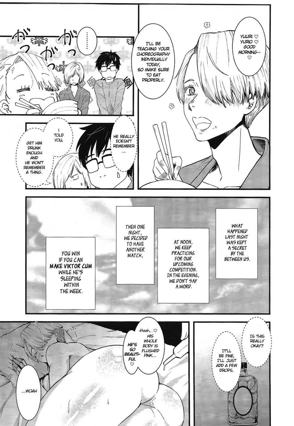 (Hyousou Strast) [Fiance Tank (Matsue)] Onemuri Victor Sensei | Sleeping Viktor-sensei (Yuri!!! on Ice) [English] [blanket] [Decensored] - Page 10