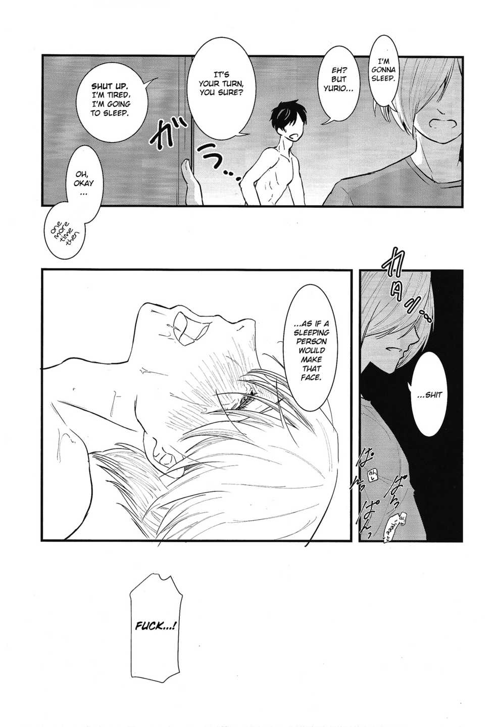 (Hyousou Strast) [Fiance Tank (Matsue)] Onemuri Victor Sensei | Sleeping Viktor-sensei (Yuri!!! on Ice) [English] [blanket] [Decensored] - Page 20