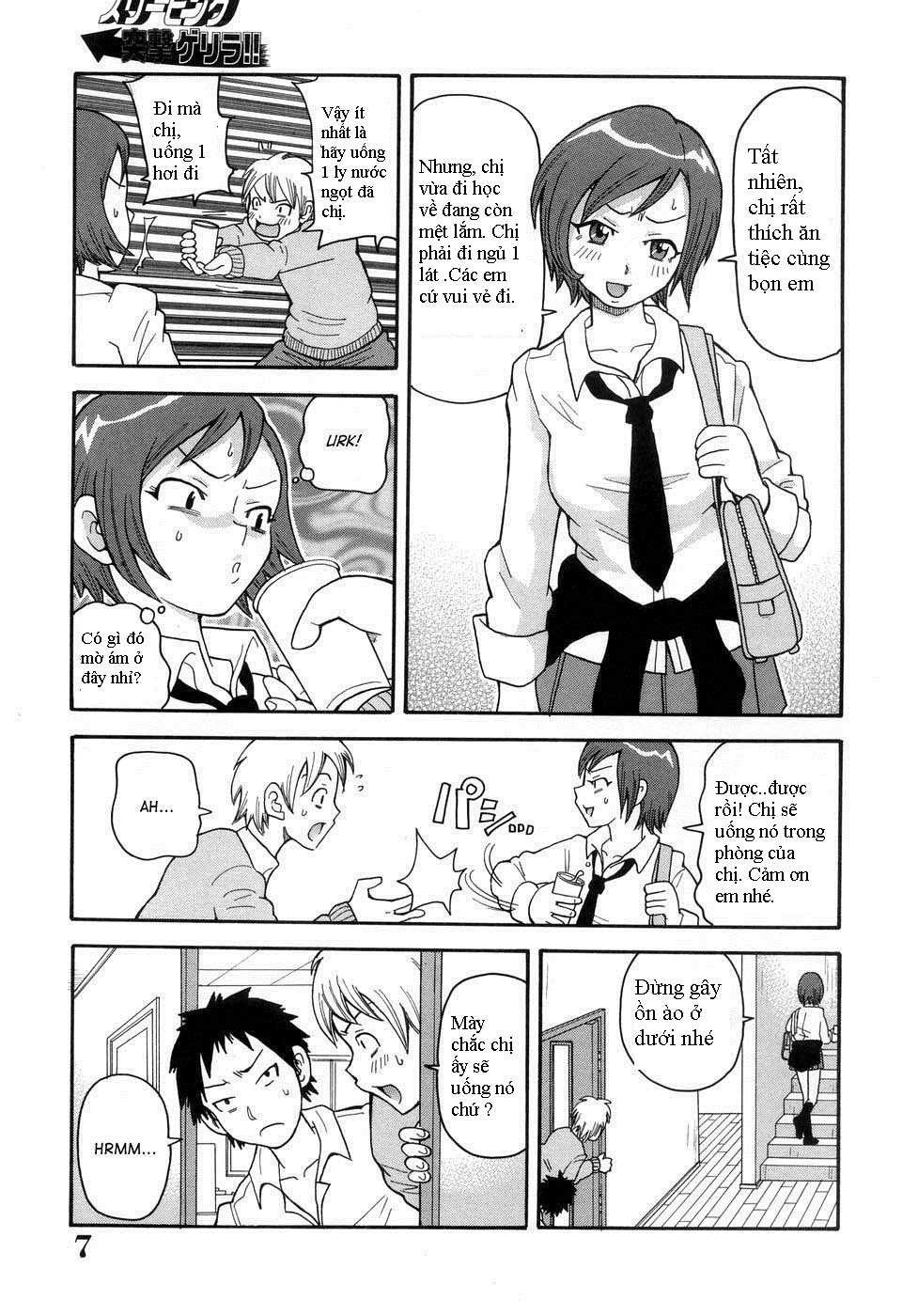 [John K. Pe-ta] Sleeping Totsugeki Guerilla (Muchi Muchi!! Monzetsu Fever) [Vietnamese Tiếng Việt] [otrenkia01] [Decensored] - Page 3