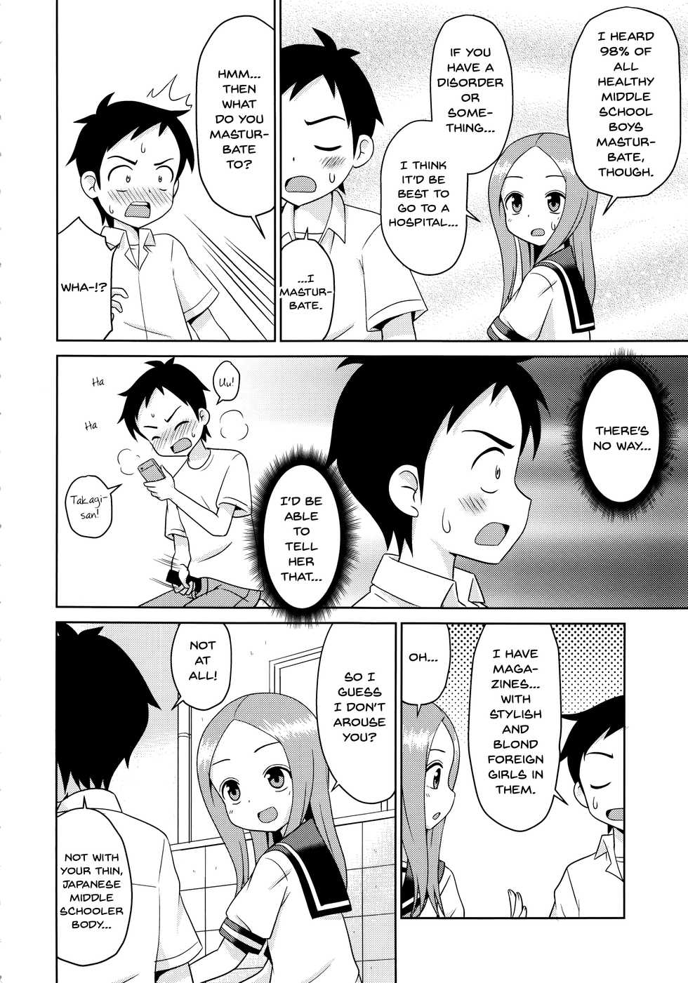 (C92) [Shinohara Heavy Industry (Haruna Mao, Ukyochu)] Karakaix 2 (Karakai Jouzu no Takagi-san) [English] - Page 5