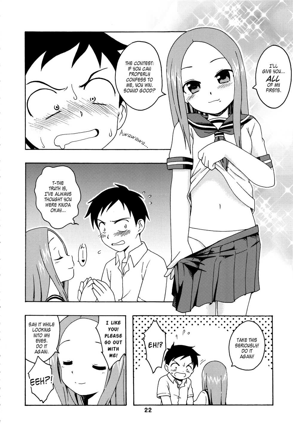 (C92) [Shinohara Heavy Industry (Haruna Mao, Ukyochu)] Karakaix 2 (Karakai Jouzu no Takagi-san) [English] - Page 21