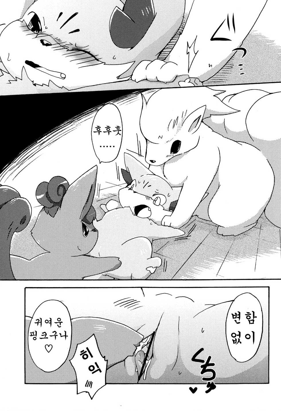 (Kemoket 2) [Kemono no Koshikake (Various)] Kitsune no Yuuwaku | 여우의 유혹 (Pokémon X and Y) [Korean] [호접몽] - Page 10