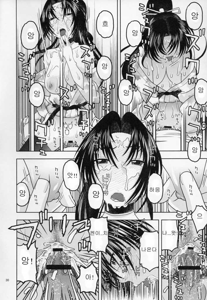 (C86) [Studio Wallaby (Niiruma Kenji)] Shigure ni Hoken Taiiku | 시구레 보건 체육 (History's Strongest Disciple Kenichi) [Korean] - Page 29