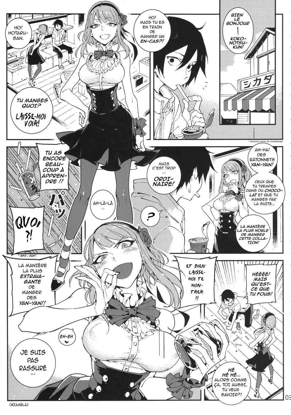 (C89) [★F (Hirame)] So Sensou (Dagashi Kashi) [French] - Page 4