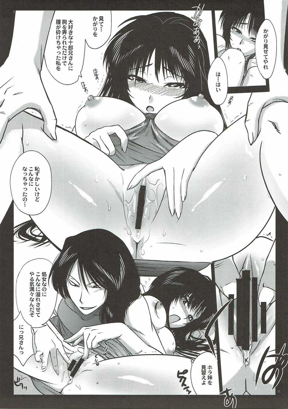 (C88) [Kitsune (Tachikawa Negoro)] Kamaitachi-tachi no Yoru <Saihan> (Ushio to Tora) - Page 9