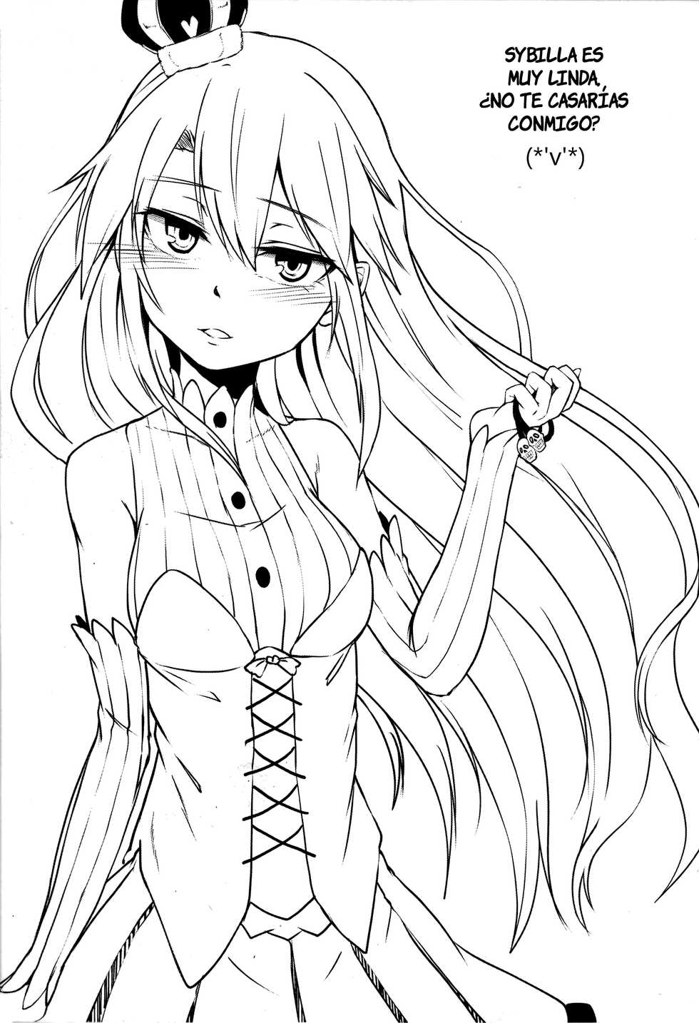 (Waru no desu… Ouji) [ZIGZAG (Hirno)] Yamitsuki Sybilla (Sennen Sensou Aigis) [Spanish] - Page 24