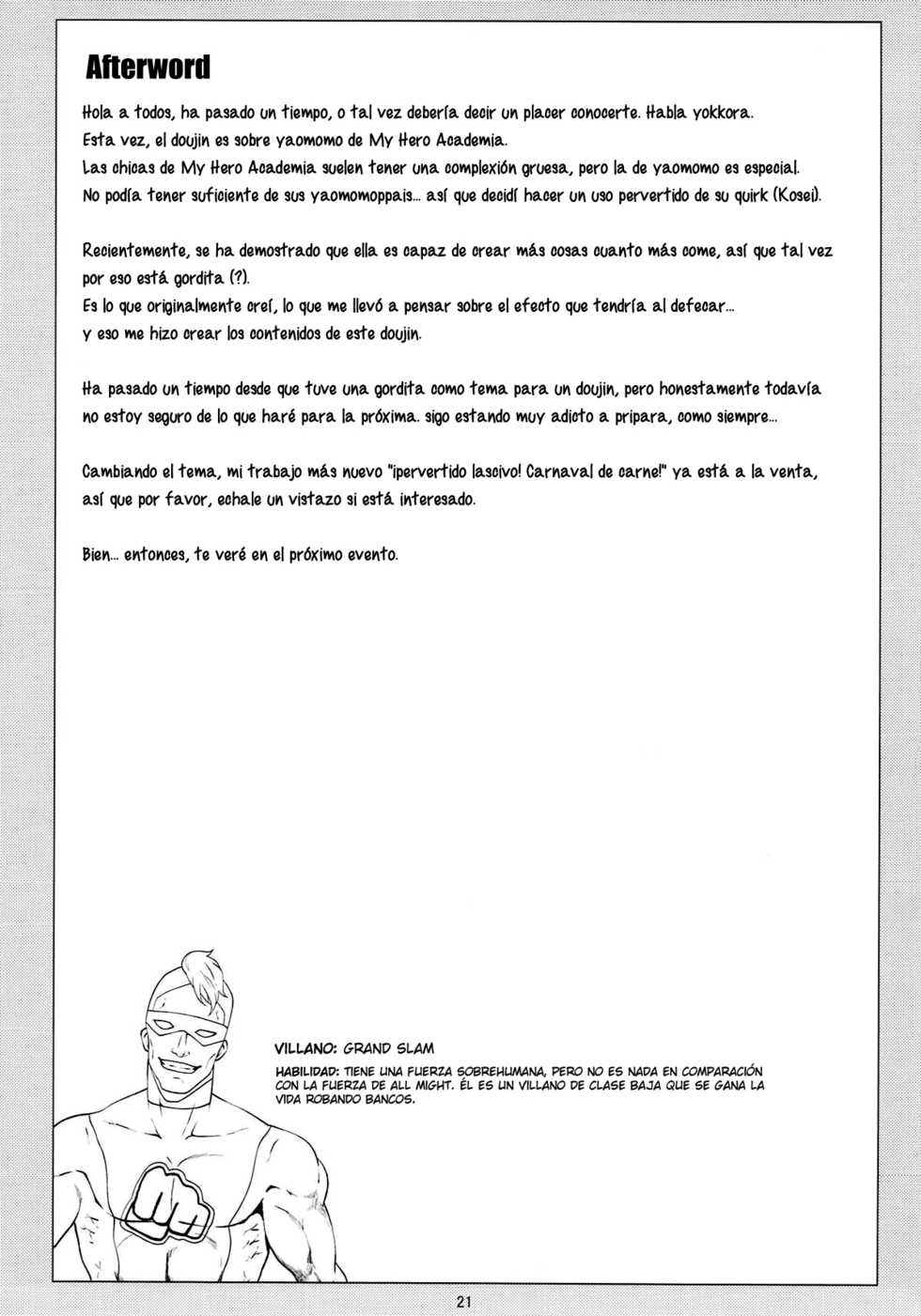 (C89) [Amarini Senpaku! (Yokkora)] Can’t Escape (Boku no Hero Academia) [Spanish] {NILG} - Page 20