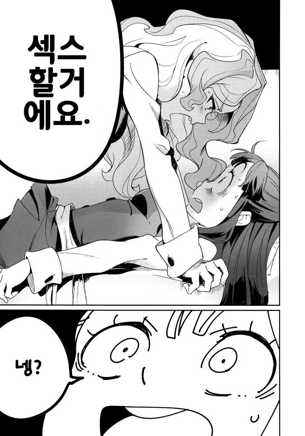 (C92) [DAICHIBOKUJOU (Makiba)] xxx (Little Witch Academia) [Korean] [Humanism] - Page 12