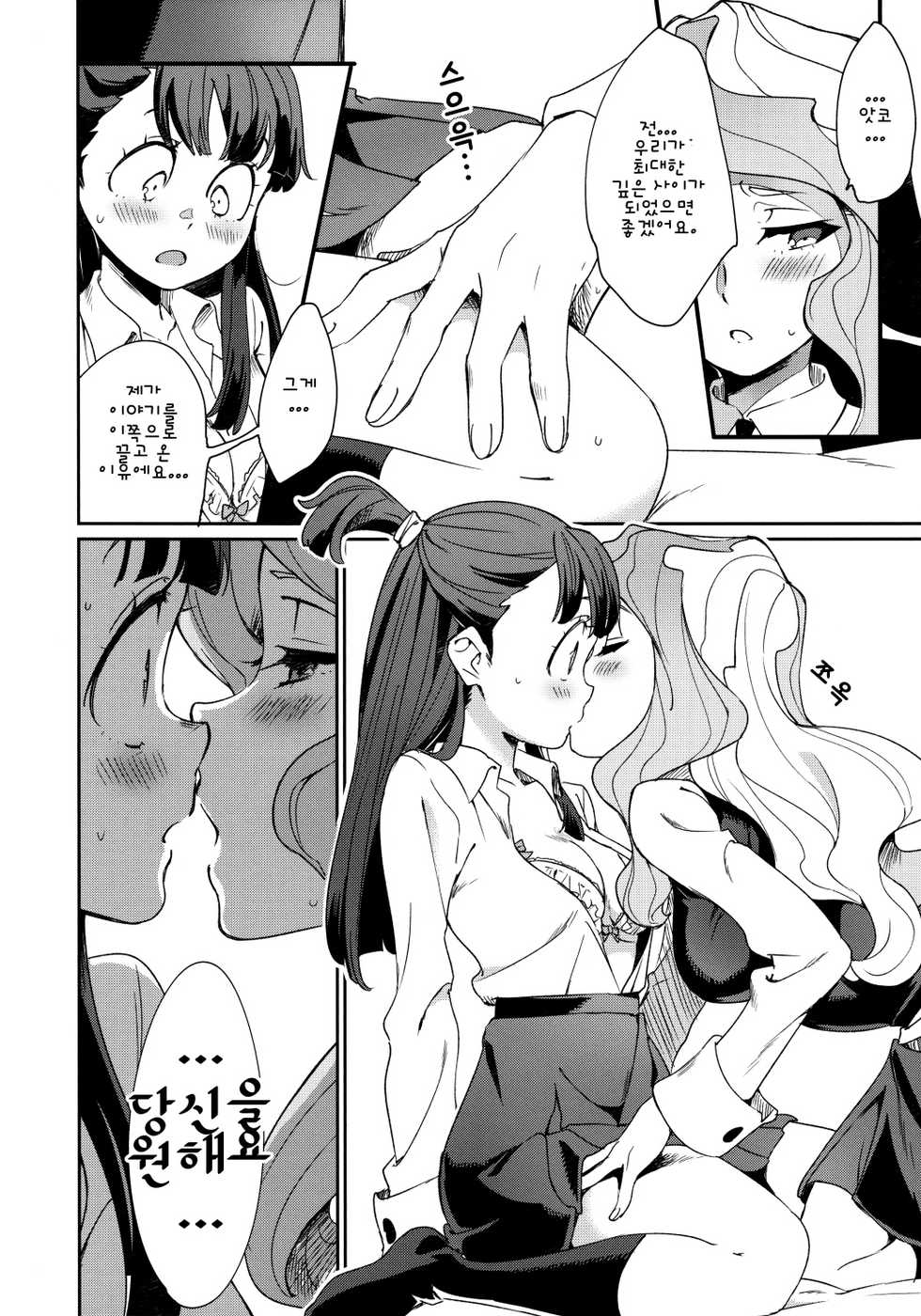 (C92) [DAICHIBOKUJOU (Makiba)] xxx (Little Witch Academia) [Korean] [Humanism] - Page 19