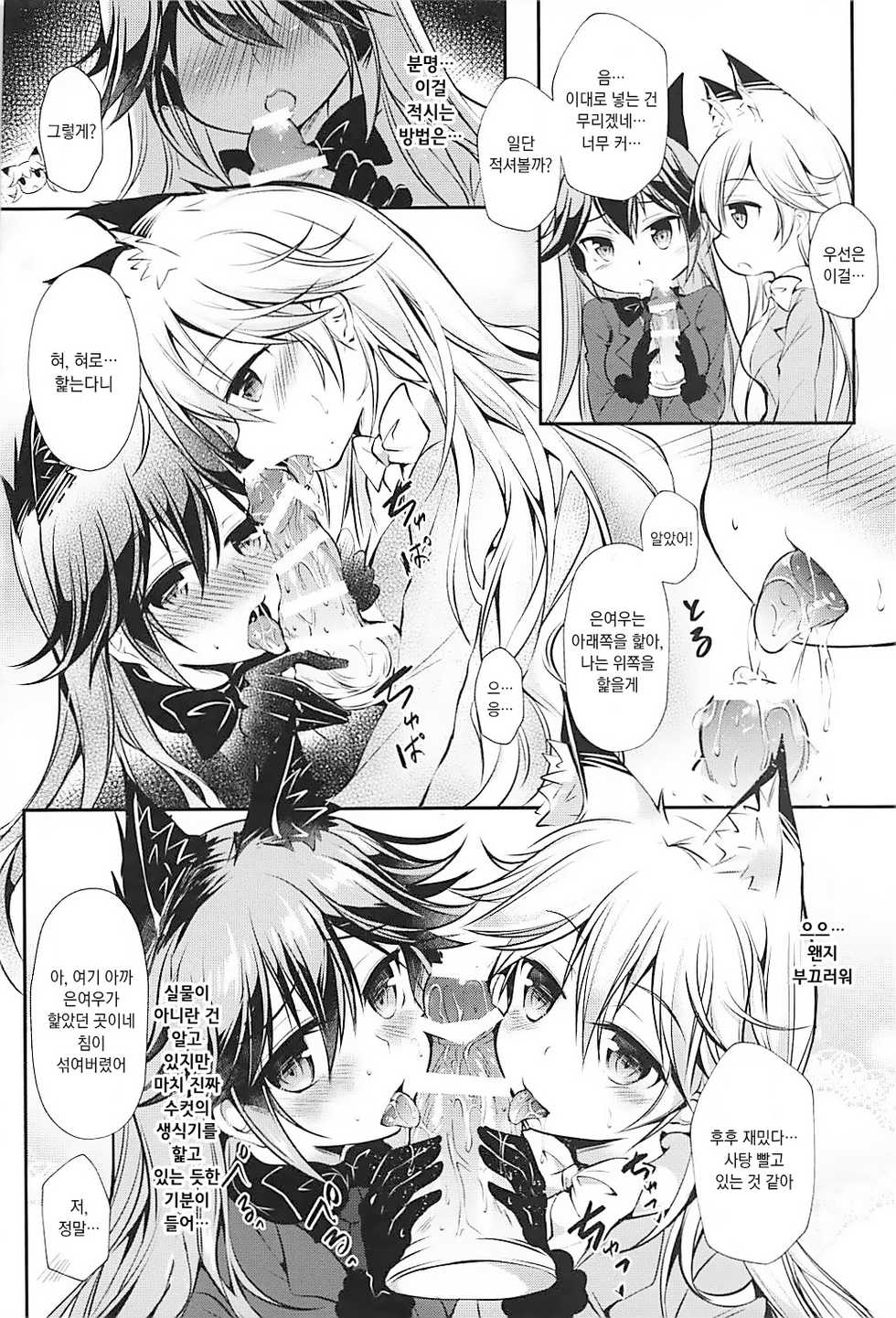 (C93) [Apple Effect (MurasakiO)] Ero Shoujo Gingitsune-chan | 에로 소녀 은여우 쨩 (Kemono Friends) [Korean] - Page 10