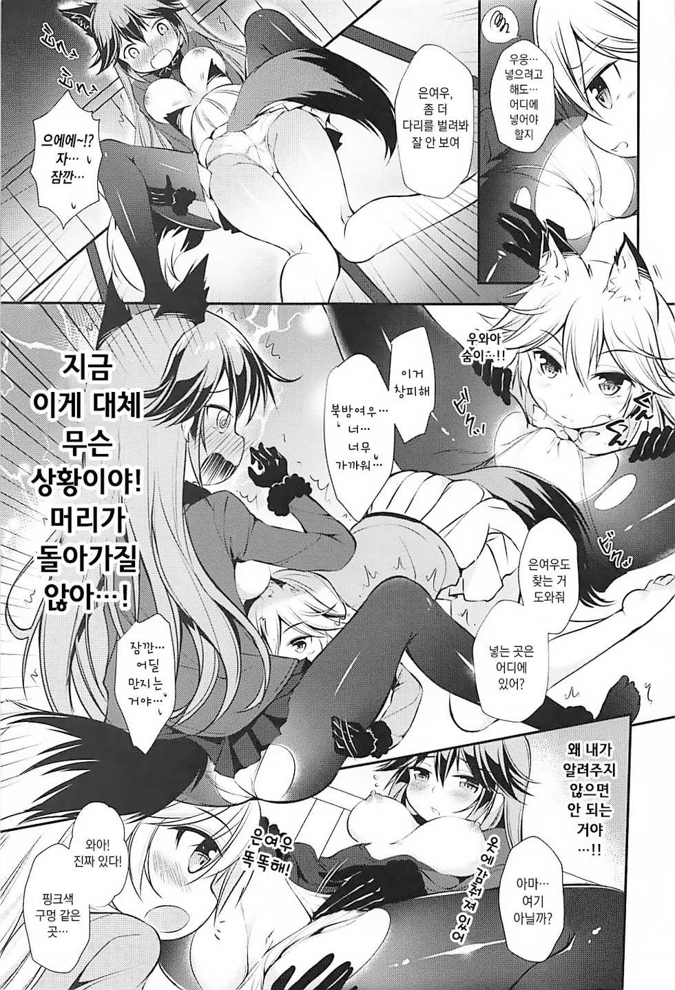 (C93) [Apple Effect (MurasakiO)] Ero Shoujo Gingitsune-chan | 에로 소녀 은여우 쨩 (Kemono Friends) [Korean] - Page 13