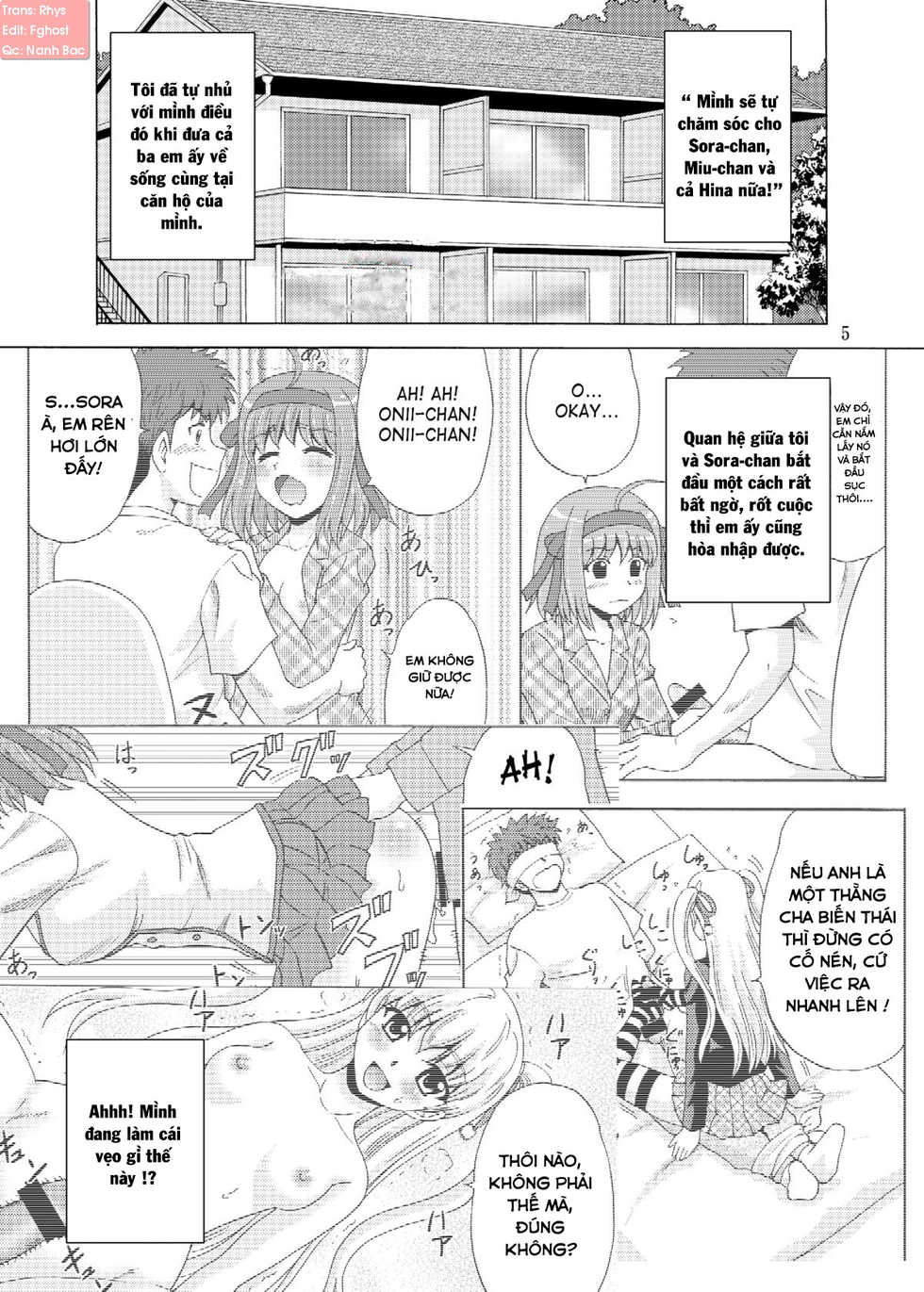[YASRIN-DO (Yasu Rintarou)] Papa no Iu Koto nante Kikimasen! 4 (Papa no Iu Koto wo Kikinasai!) [Vietnamese Tiếng Việt] [Bullet Burn Team] [Digital] - Page 4