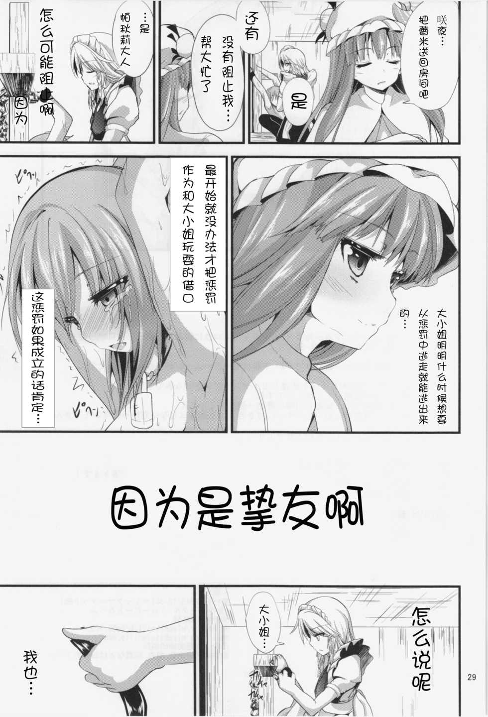 (C85) [Water Drop (MA-SA)] CHAIN (Touhou Project) [Chinese] [靴下汉化组] - Page 30