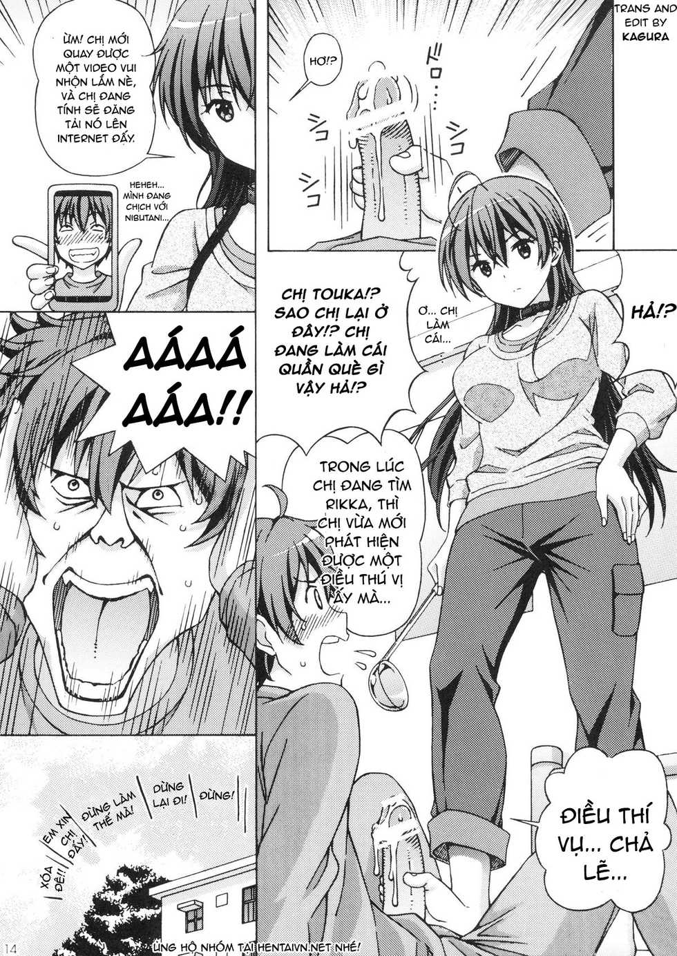 [Shimekiri Sanpunmae (Tukimi Daifuku)] Chuunibyou no Ko Tachi ni Nama Nakadashi Hamemakuri Zanmai (Chuunibyou Demo Koi ga Shitai) [Vietnamese Tiếng Việt] [Góc Hentai] - Page 14