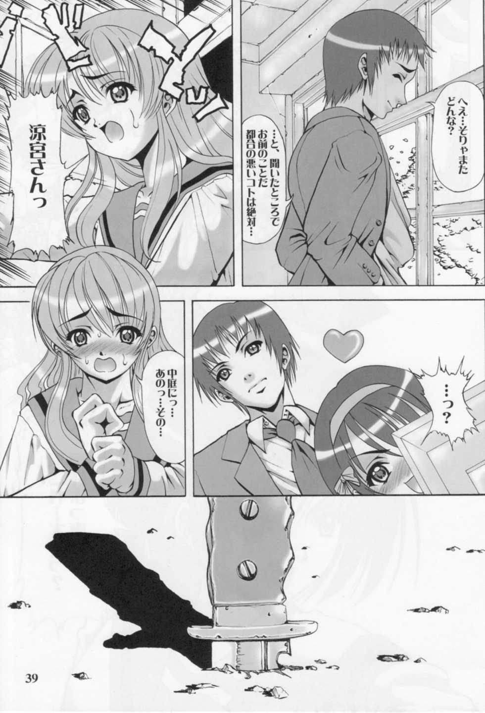 (C70) [Kikka-Shurou (Kikusui)] Deus Ex Machina (The Melancholy of Haruhi Suzumiya) - Page 38