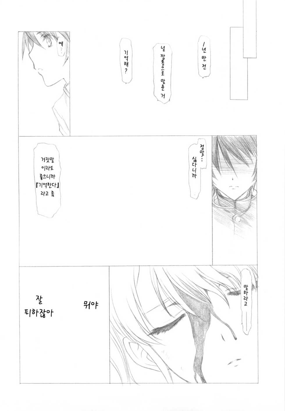 (COMIC1☆6) [UROBOROS (Utatane Hiroyuki)] Ima wa Mou Inai Kimi e (Another) [Korean] - Page 19
