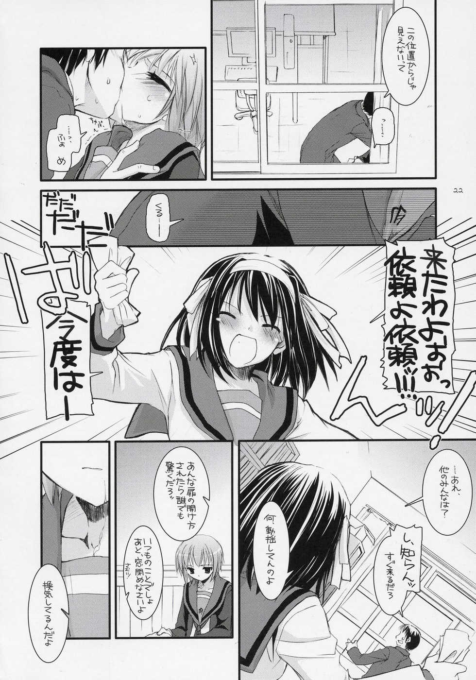 (SC33) [Digital Lover (Nakajima Yuka)] D.L. action 37 (The Melancholy of Haruhi Suzumiya) - Page 21