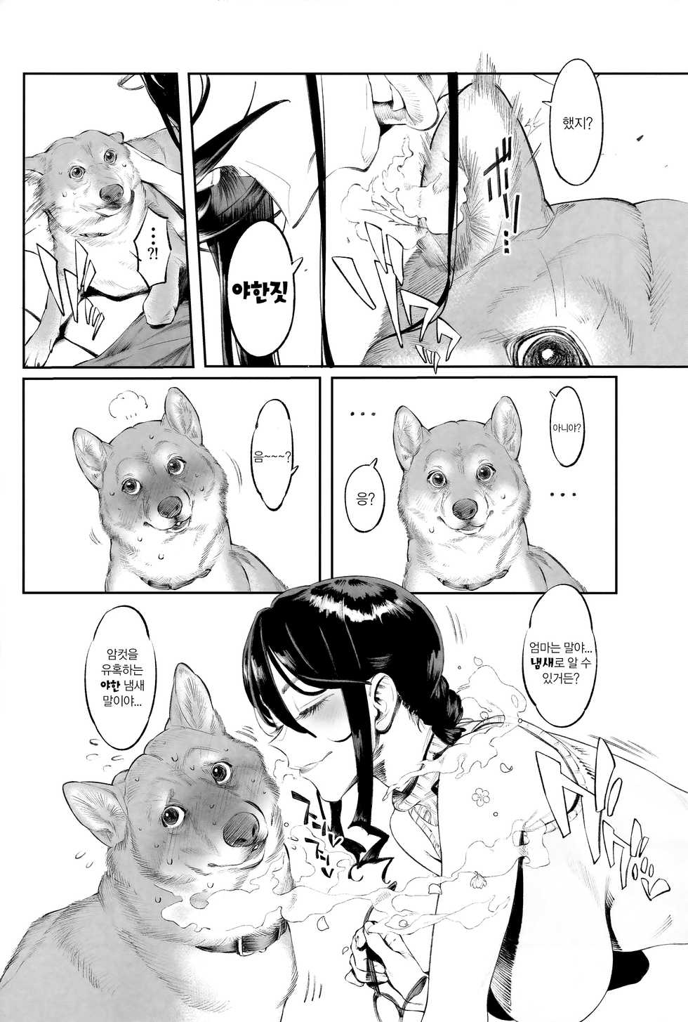 (C93) [zero-sen (xxzero)] Inu no Kimochi Ii vol. 2 | 강아지의 마음 vol. 2 [Korean] [Team Darknight] - Page 5