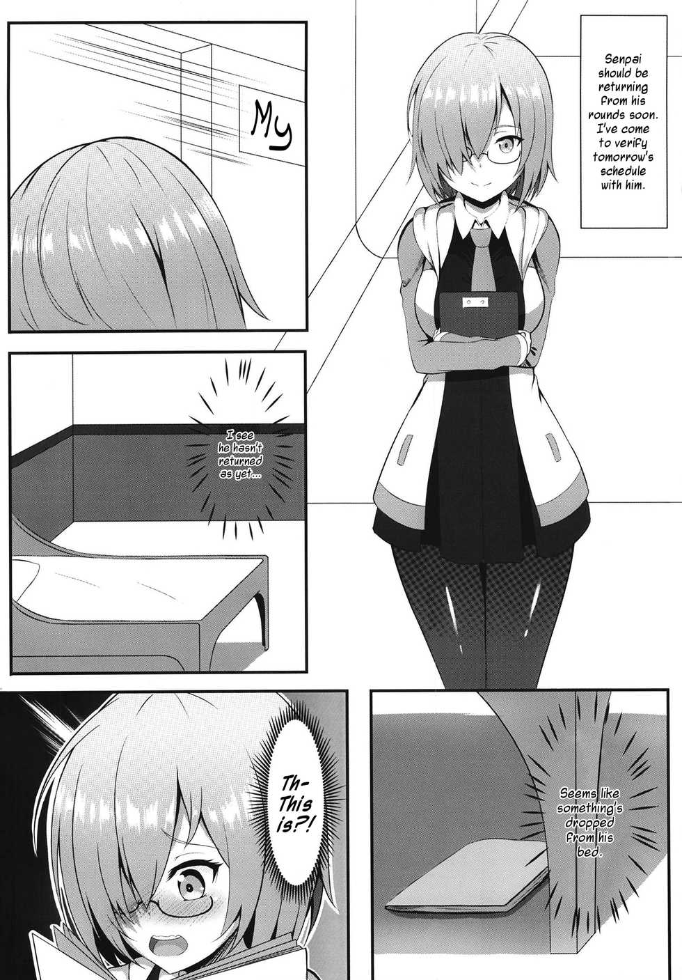[Yuunagiya (Yuunagi)] Senpai to Ecchi Dekiru no wa Mash dake desu!! | Only Mash Can Handle Senpai's Kinks!! (Fate/Grand Order) [English] [Saint Quartz Scans] [Digital] - Page 4