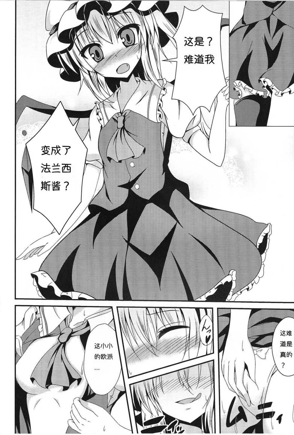 (Reitaisai 13) [Taketombo (Naba)] Flan-chan to Irekawari! (Touhou Project) [Chinese] [个人汉化] - Page 5