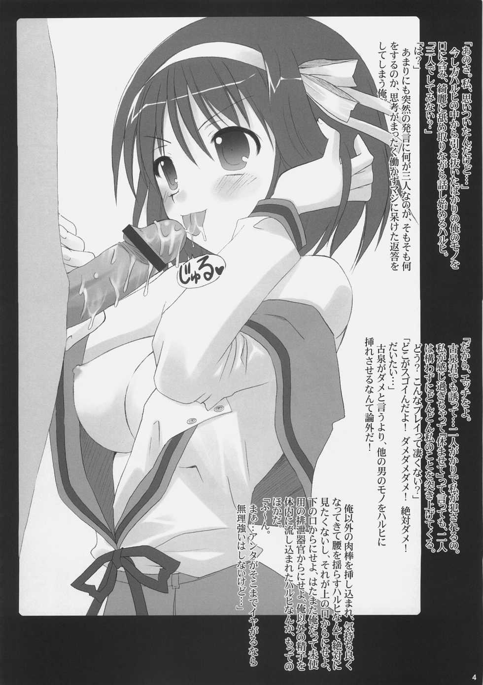 (C70) [VENOM (Alto Seneka, Rusty Soul)] Suzumiya Haruhi no Mutsugoto II (Suzumiya Haruhi no Yuuutsu) - Page 3
