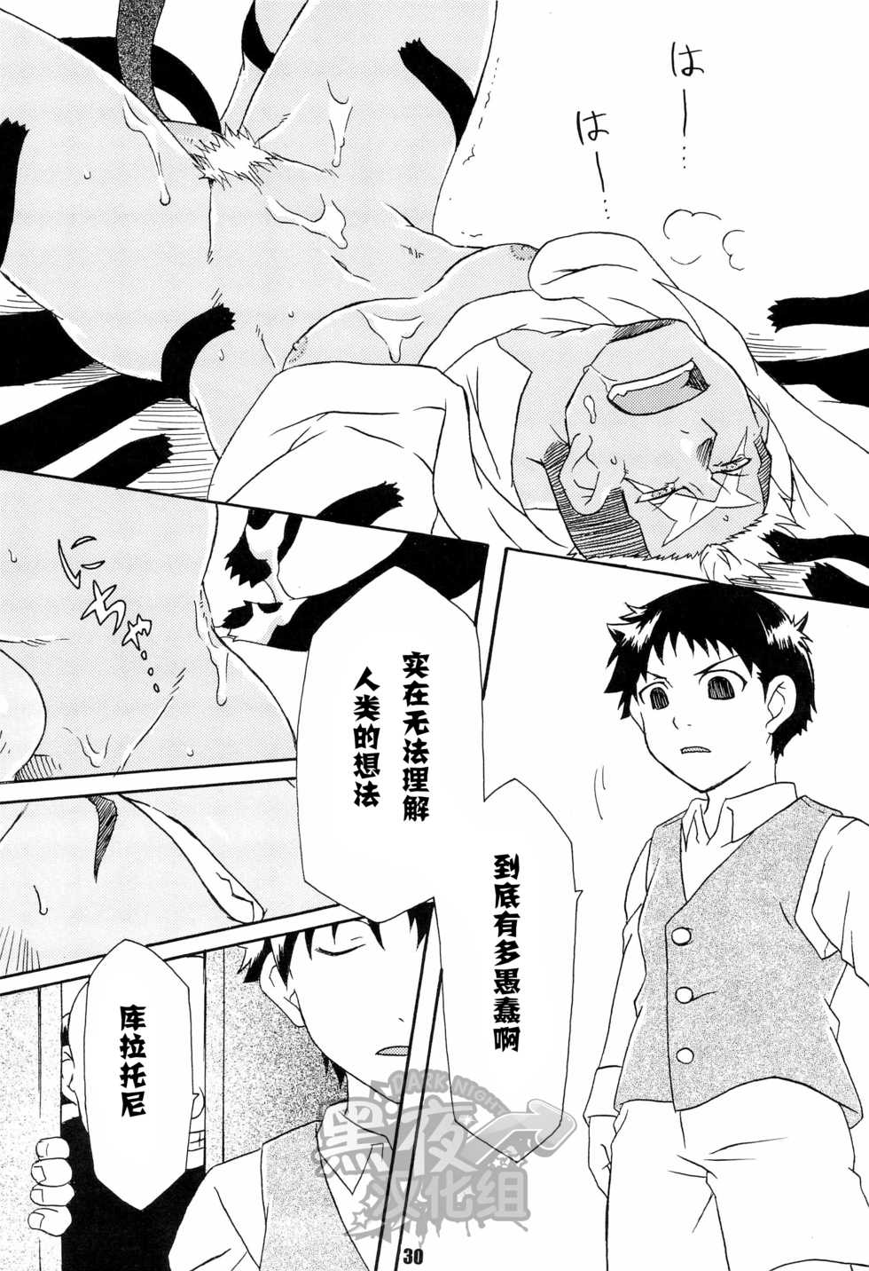 (C82) [Huujin (Shoshinsha Man)] Scar o Hazukashime Taosu Hon (Fullmetal Alchemist) [Chinese] [黑夜汉化组] - Page 30