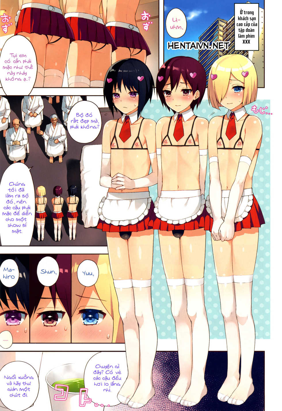 (C89) [candy paddle (NemuNemu)] Chika Otokonoko Idol Kyousei Makura Eigyou [Vietnamese Tiếng Việt] [Góc Hentai] - Page 3