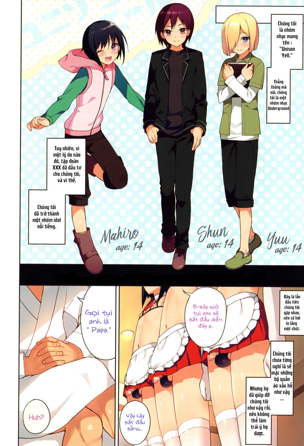 (C89) [candy paddle (NemuNemu)] Chika Otokonoko Idol Kyousei Makura Eigyou [Vietnamese Tiếng Việt] [Góc Hentai] - Page 4