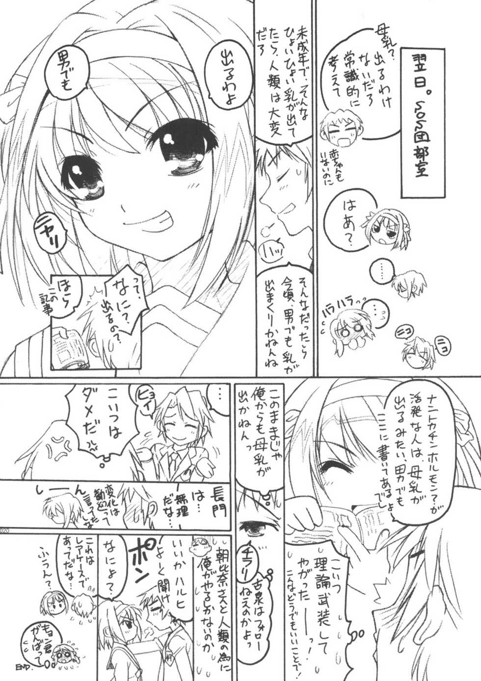 (C71) [TIMTIM Machine (Kazuma G-VERSION)] TIMTIM Machine 18-gou (Suzumiya Haruhi no Yuuutsu) - Page 18