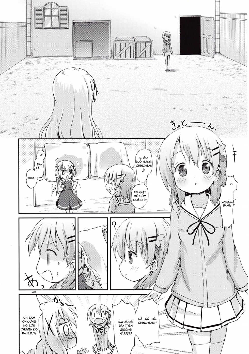 (CT27) [Netekuras (Lolisin)] Moshikashite, Chino-chan Onesho Shichatta no?? (Gochuumon wa Usagi desu ka?) [Vietnamese Tiếng Việt] [Loli Fansub] - Page 9