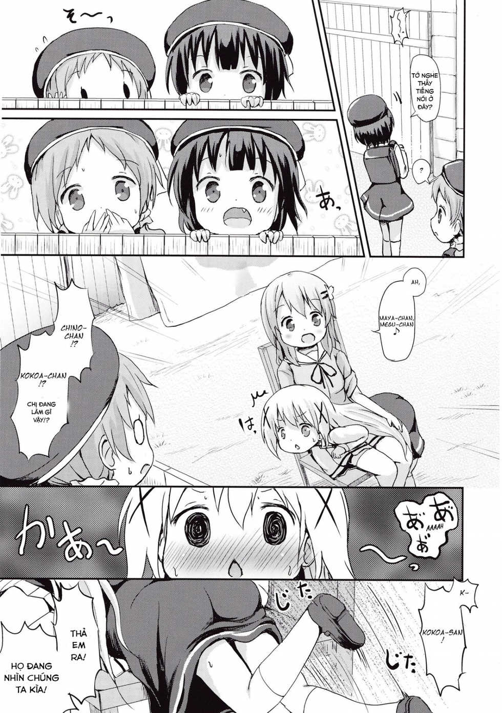 (CT27) [Netekuras (Lolisin)] Moshikashite, Chino-chan Onesho Shichatta no?? (Gochuumon wa Usagi desu ka?) [Vietnamese Tiếng Việt] [Loli Fansub] - Page 12
