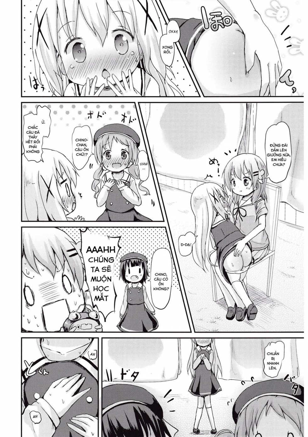 (CT27) [Netekuras (Lolisin)] Moshikashite, Chino-chan Onesho Shichatta no?? (Gochuumon wa Usagi desu ka?) [Vietnamese Tiếng Việt] [Loli Fansub] - Page 21